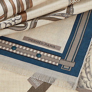 Lettres Equestres rectangle - Beige | Hermès Mainland China